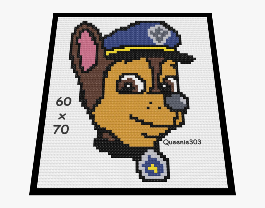 Paw Patrol Chase - Cross-stitch, HD Png Download, Free Download
