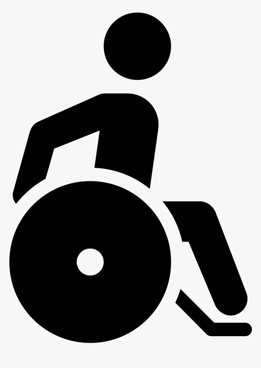 Disabled Handicap Symbol Png - Wheelchair Png Icon, Transparent Png, Free Download