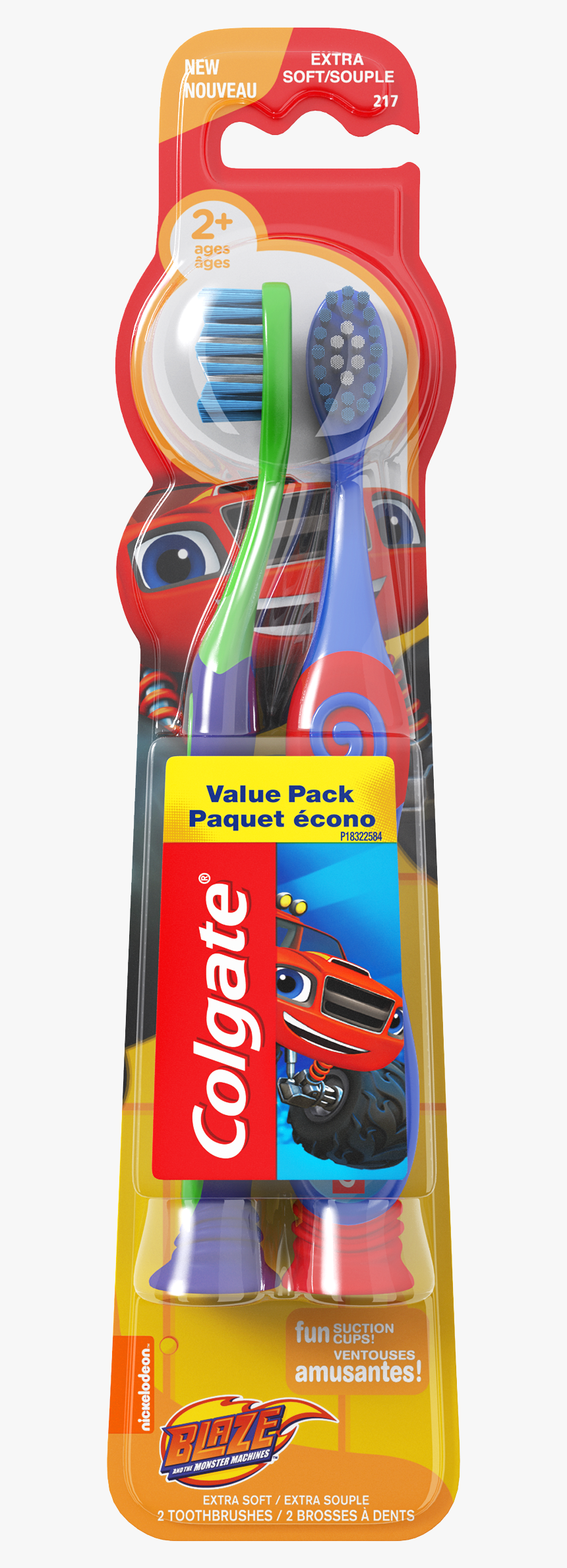 Colgate Kids Toothbrush 2 Ct, HD Png Download, Free Download