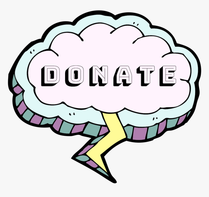 Donations Aren"t Required But Very Much Appreciated - Cloud Drawing, HD Png Download, Free Download