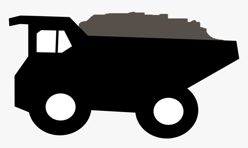 Dump Truck Monster Truck Clip Art - Silhouette Dump Truck Png, Transparent Png, Free Download