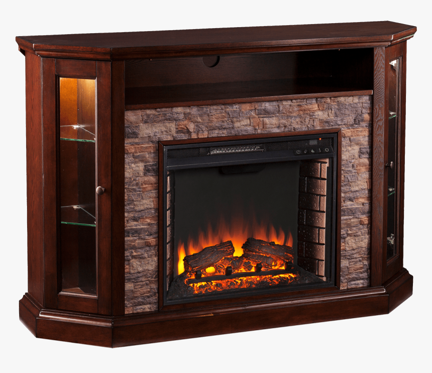 Southern Enterprises Redden Corner Convertible Electric - Electric Fireplace For Corner, HD Png Download, Free Download