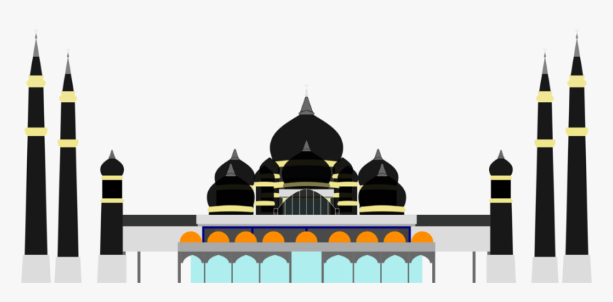 Masjid Clipart Crystal Mosque Al Masjid An Nabawi Great - Eid Mubarak Hindu Muslim, HD Png Download, Free Download