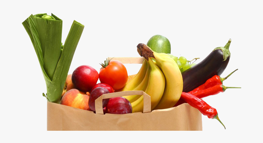 Grocery-bag - Sac De Fruits Et Légumes, HD Png Download, Free Download