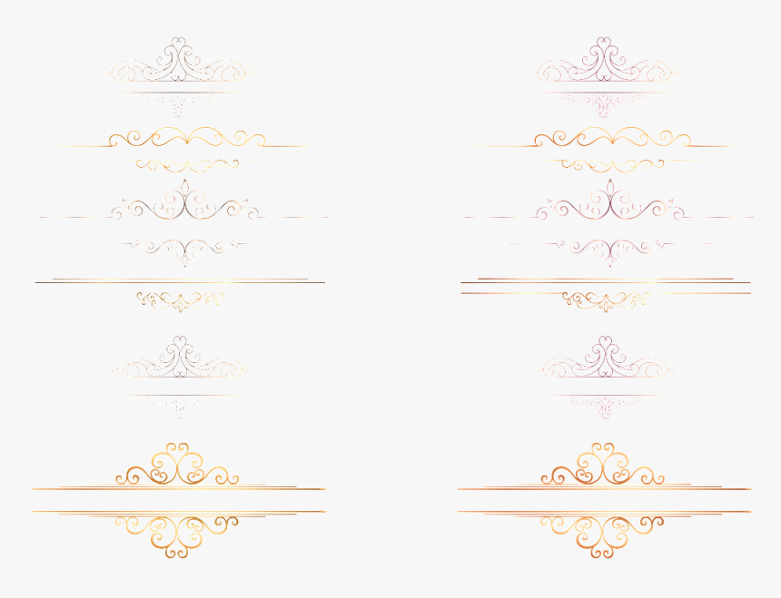 This Graphics Is Golden Border About Golden Border,border - Gold, HD Png Download, Free Download