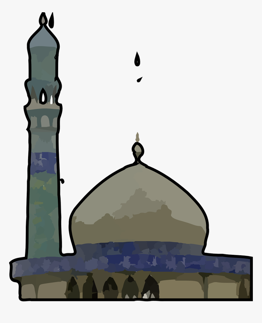 Tower Masjid Cartoon Png, Transparent Png, Free Download