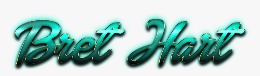 Bret Hart Name Logo Png - Calligraphy, Transparent Png, Free Download