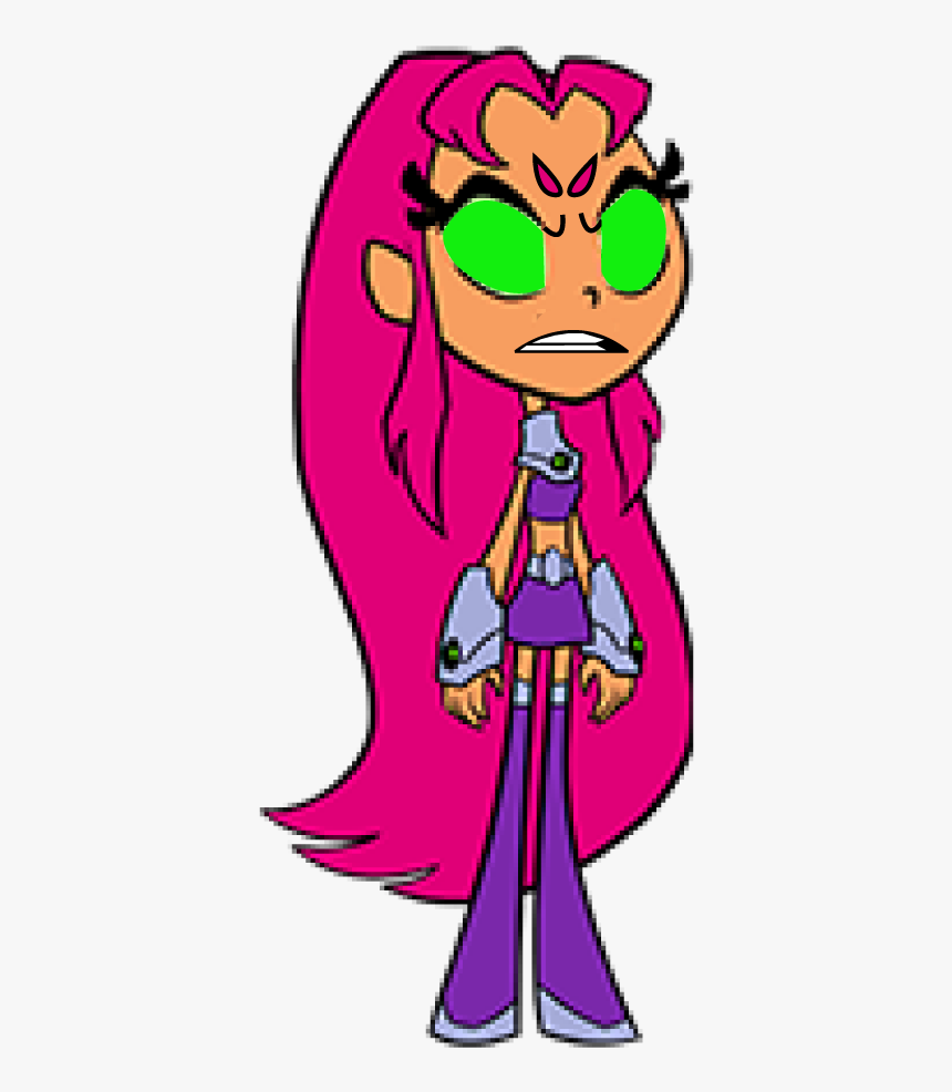 Fighting Bad Guys And She Always Wins, - Starfire Teen Titans Go Drawing, HD Png Download, Free Download
