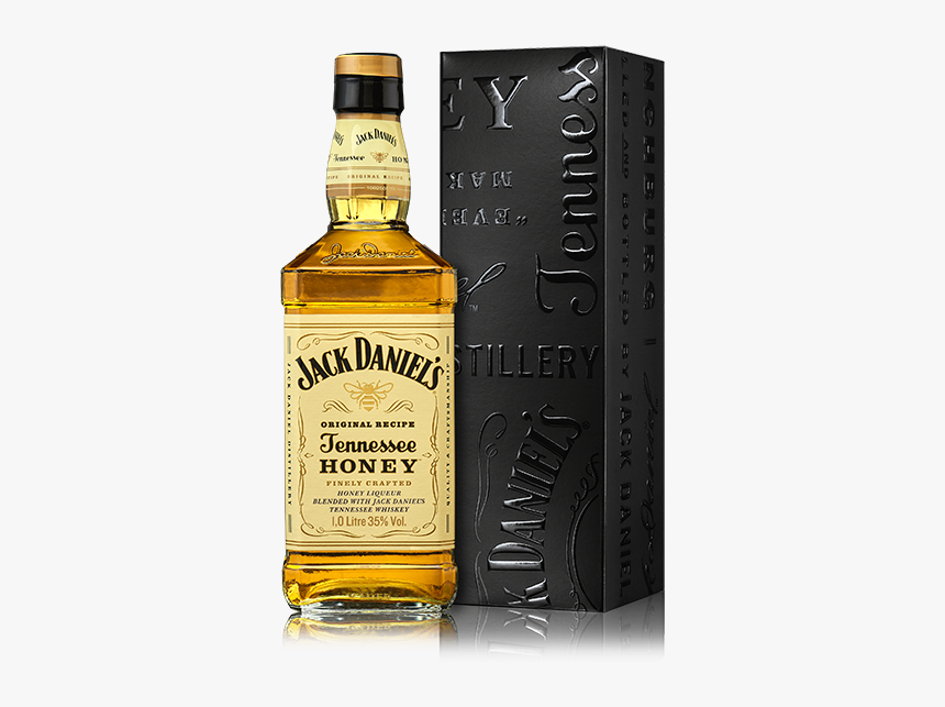 Jack Daniels Bottle Png - Jack Daniel's Tennessee Honey 1l, Transparent Png, Free Download