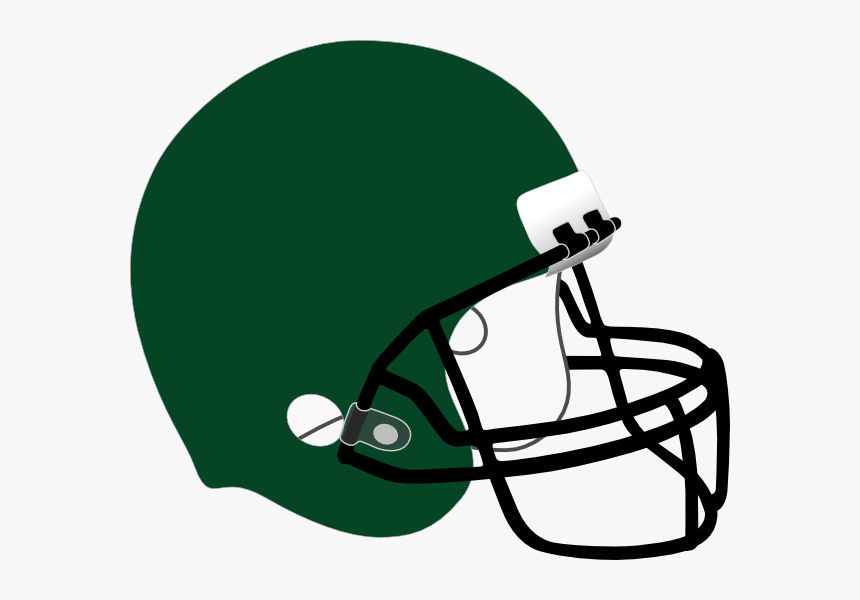 Free Clipart Football Helmet Outline Graphic Royalty - Green Football Helmet Clipart, HD Png Download, Free Download