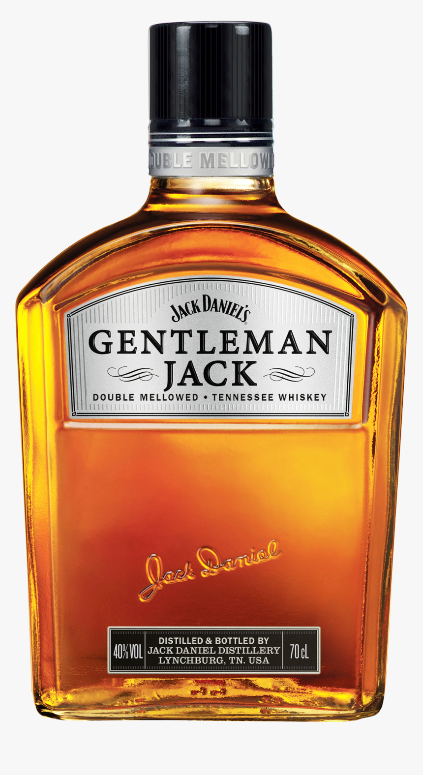 Gentleman Jack Tennessee Whiskey 700ml Bottle - Whiskey Gentleman Jack, HD Png Download, Free Download