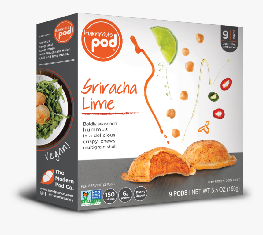 Sriracha Lime Hummus Pods, HD Png Download, Free Download