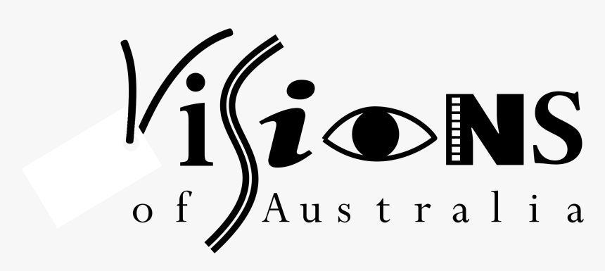 Visions Of Australia Logo Black And White - Calligraphy, HD Png Download, Free Download