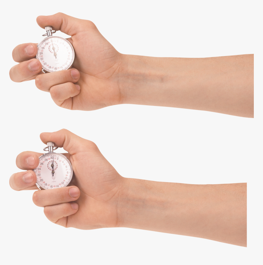 Stop Watch On Hand Png Image - Stopwatch In Hand Png, Transparent Png, Free Download