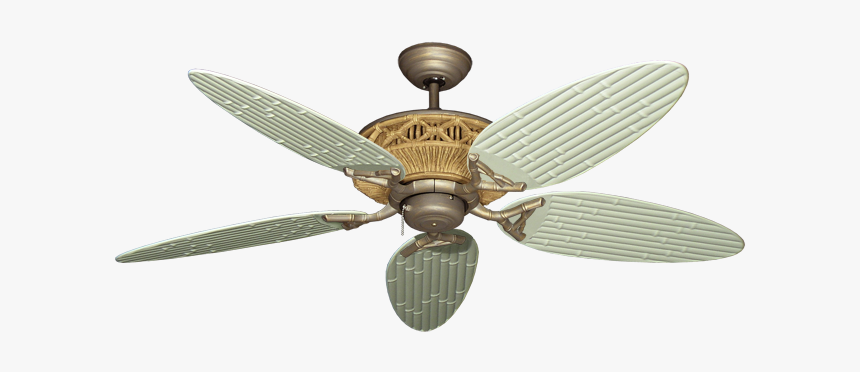 Picture Of Tiki Antique Bronze With - Ceiling Fan, HD Png Download, Free Download
