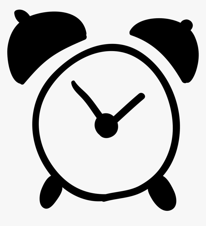 Alarm Clock Hand Drawn Tool - Clock Hand Drawn Icon, HD Png Download, Free Download