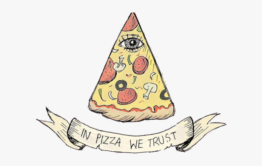 Coffin Clipart Tumblr Transparent - Pizza We Trust, HD Png Download, Free Download