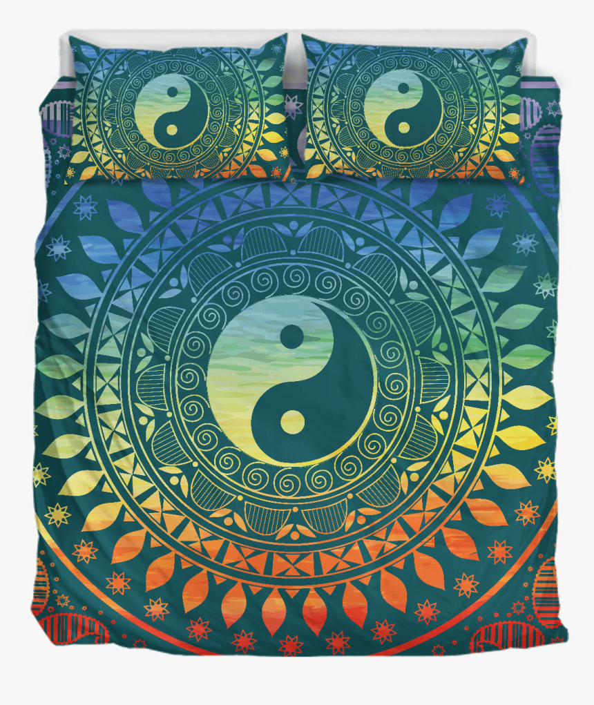 Psychedelic Yin Yang - Psychedelic Bed Sheets, HD Png Download, Free Download