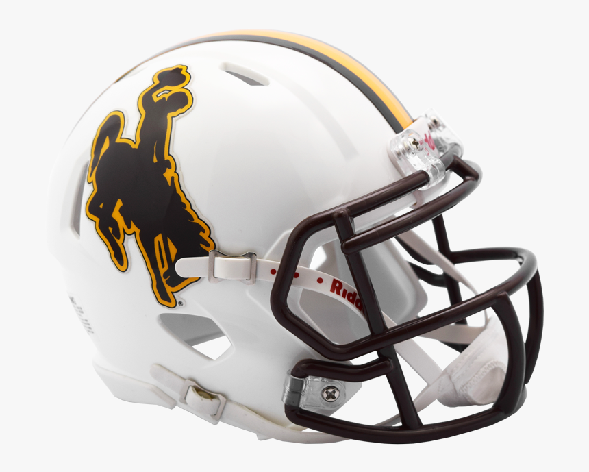 Wyoming Cowboys Riddell Mini Speed Helmet - Wyoming Cowboys Football Helmet, HD Png Download, Free Download