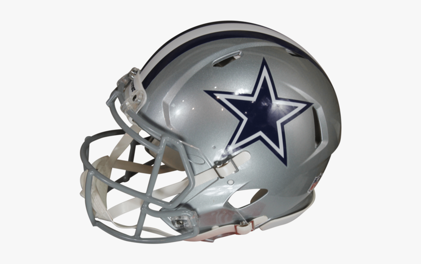 Dak Prescott Autographed Dallas Cowboys Silver Riddell - Football Helmet, HD Png Download, Free Download