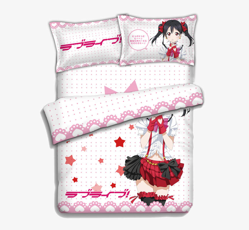 Japanese Anime Lovelive Nico Yazawa Bed Sheets Bedding - Bed Sheet, HD Png Download, Free Download