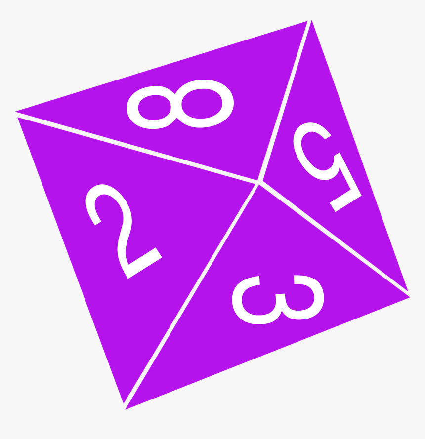 8 Sided Die Png, Transparent Png, Free Download