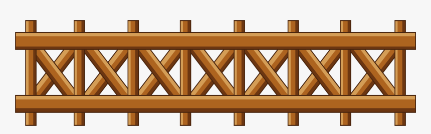 Transparent Wooden Garden Fence Png Clipart - Wood Fence Clipart Png, Png Download, Free Download