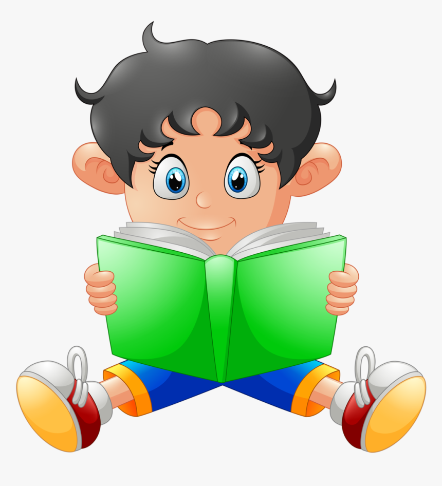 Bb B A Cb Orig Png - Boy Book Reading Png Cartoon, Transparent Png, Free Download