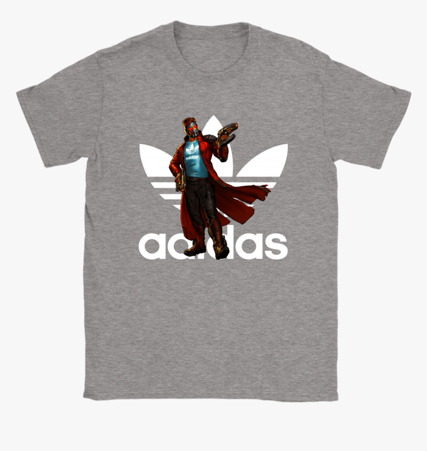 Adidas X Mcu Star-lord Marvel Shirts - New Orleans Saints T Shirts Funny, HD Png Download, Free Download