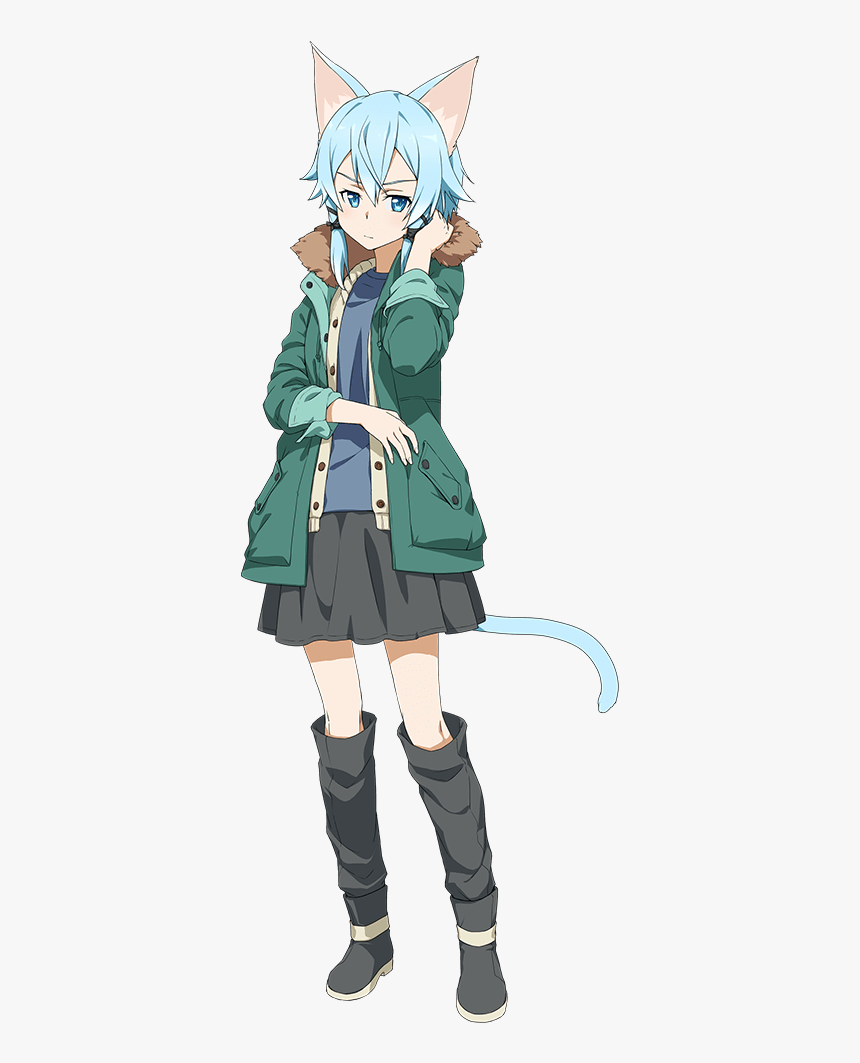 #sinon #anime #kawaii #cute #freetoedit - Cartoon, HD Png Download, Free Download