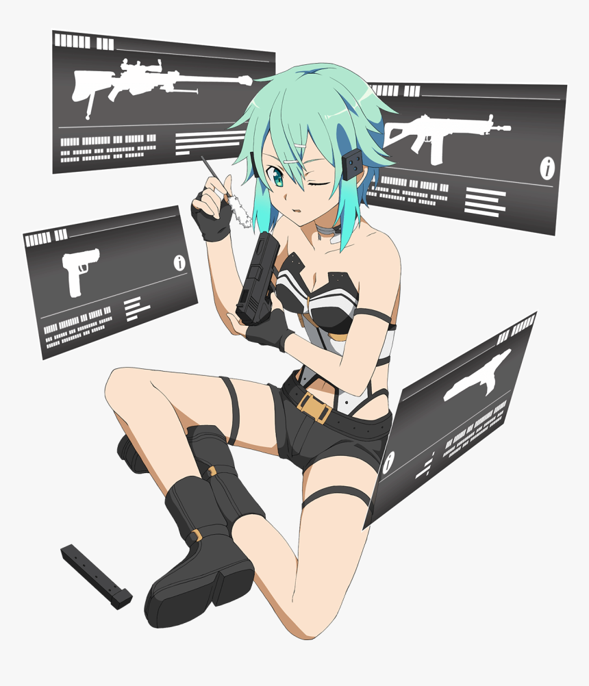 Ggo Sinon, HD Png Download, Free Download