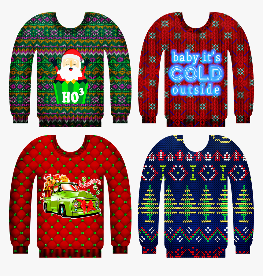 Clip Art Ugly Christmas Sweater Clipart, HD Png Download, Free Download