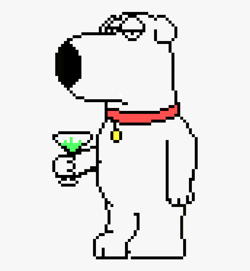 Minecraft Pixel Art Family Guy, HD Png Download, Free Download