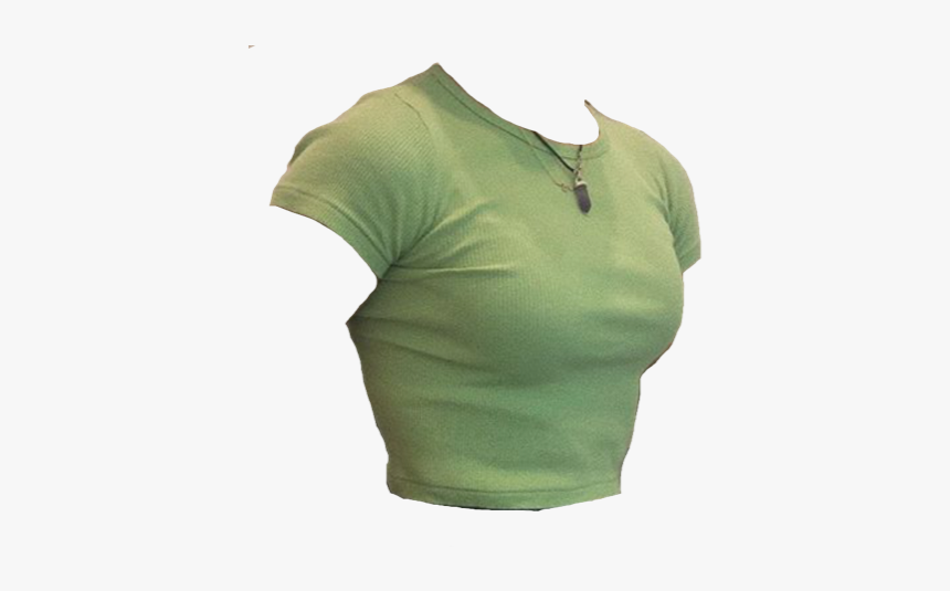 Aesthetic Green Top Png, Transparent Png, Free Download