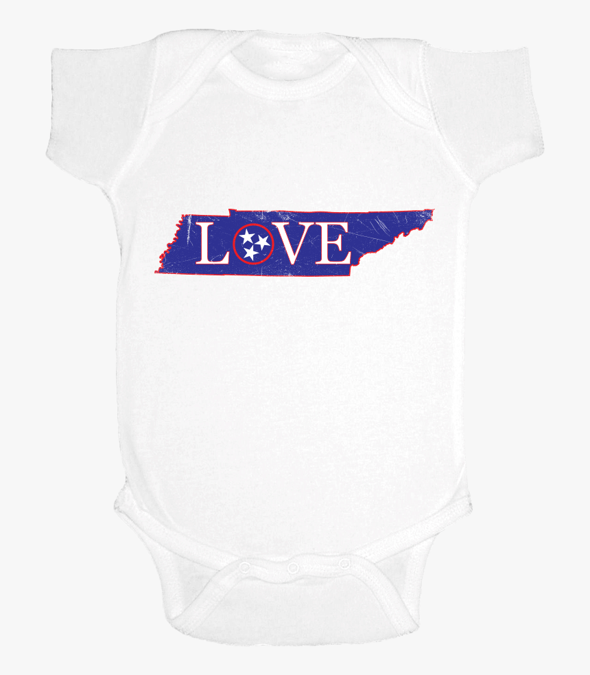 Love Tennessee Blue Infant White Onesie - Active Shirt, HD Png Download, Free Download