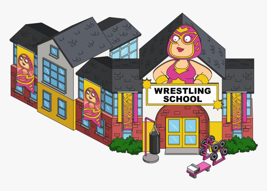 Image Fg Building - Family Guy The Quest For Stuff Wrestler Meg, HD Png Download, Free Download