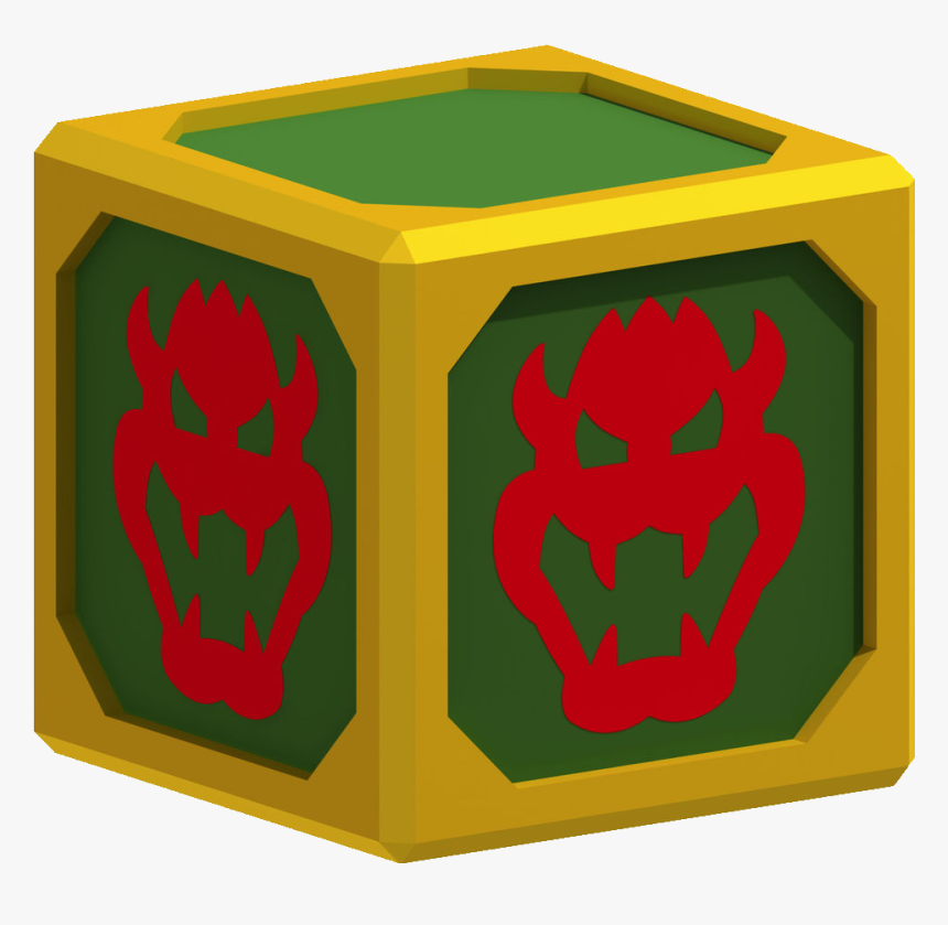 Bowser Block Thing - Mario Bowser Box, HD Png Download, Free Download