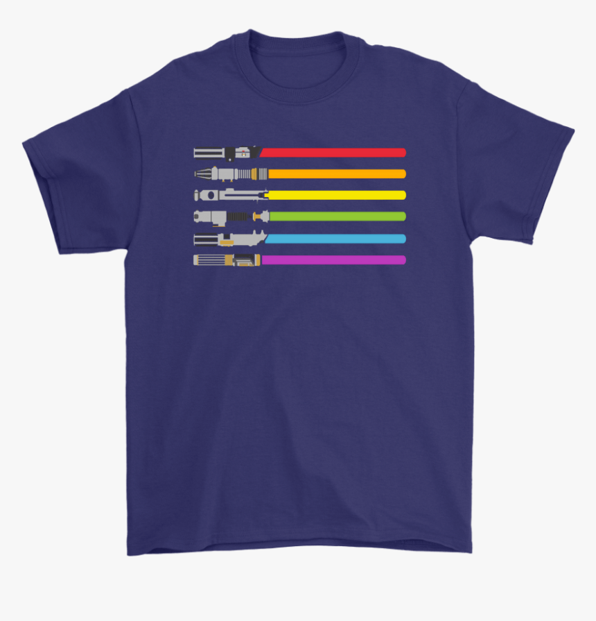 Lgbt Lightsaber Of All Colors Star Wars Shirts - Jacksonville Jaguar T Shirt, HD Png Download, Free Download