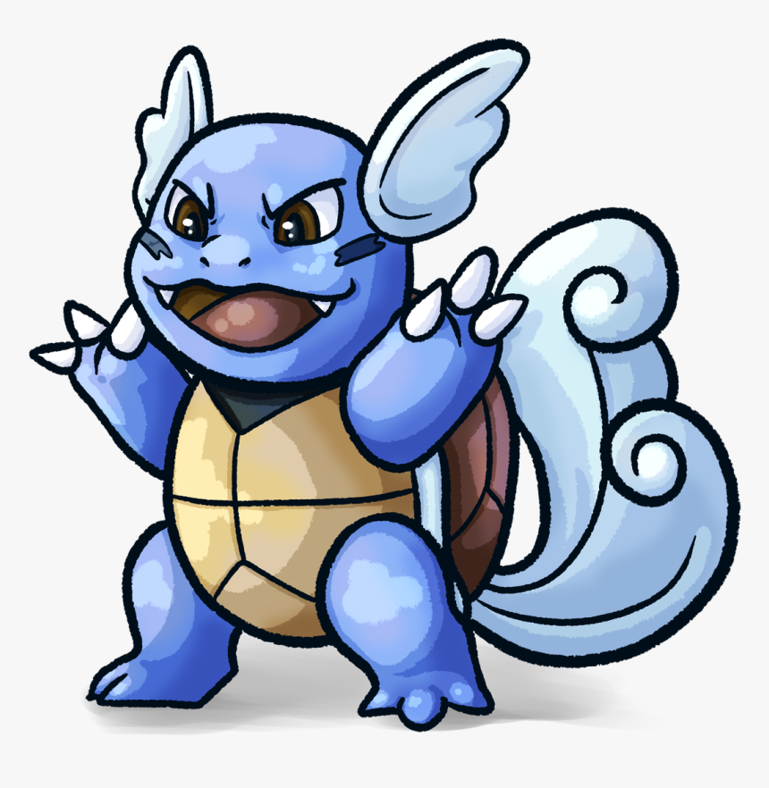 #pokemon #squirtle #wartortle #blastoise #fanart #pkmnart - Cartoon, HD Png Download, Free Download