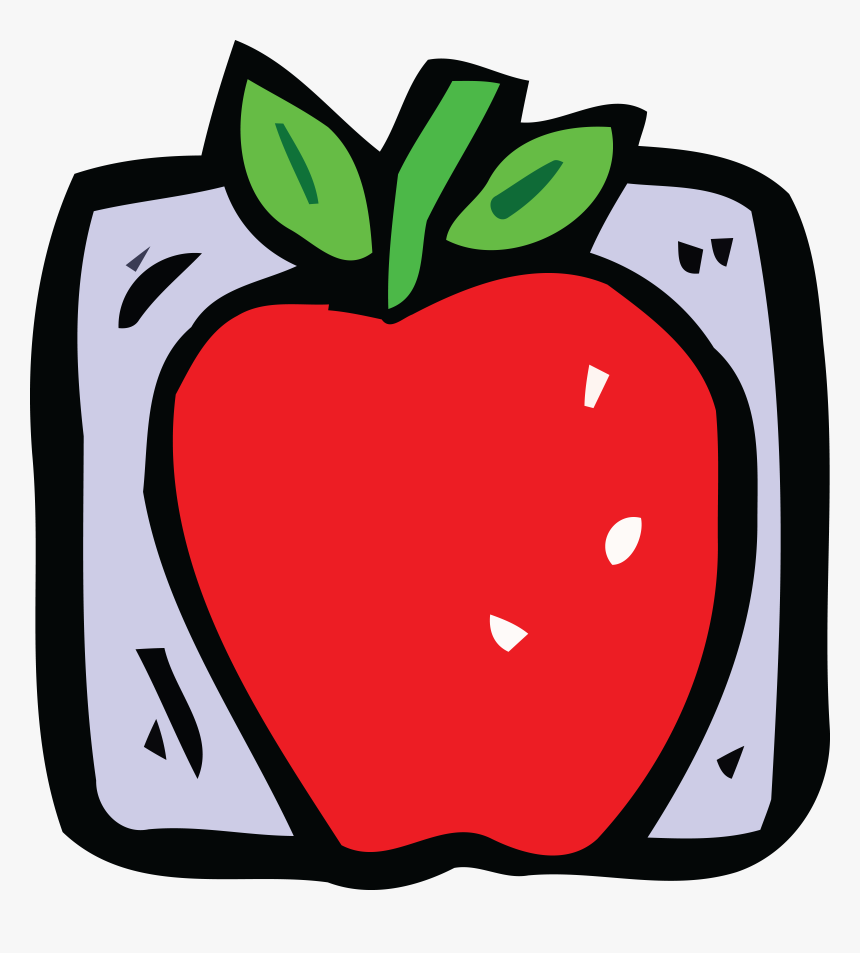Free Clipart Of A Red Apple - Manzana, HD Png Download, Free Download