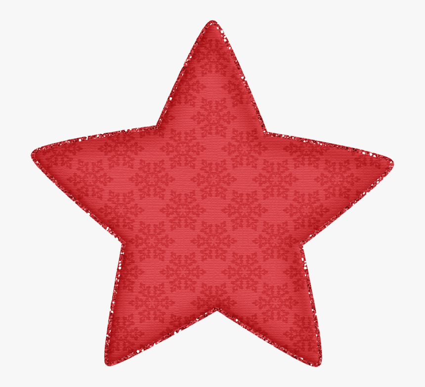 Red Christmas Star Clip Art, HD Png Download, Free Download