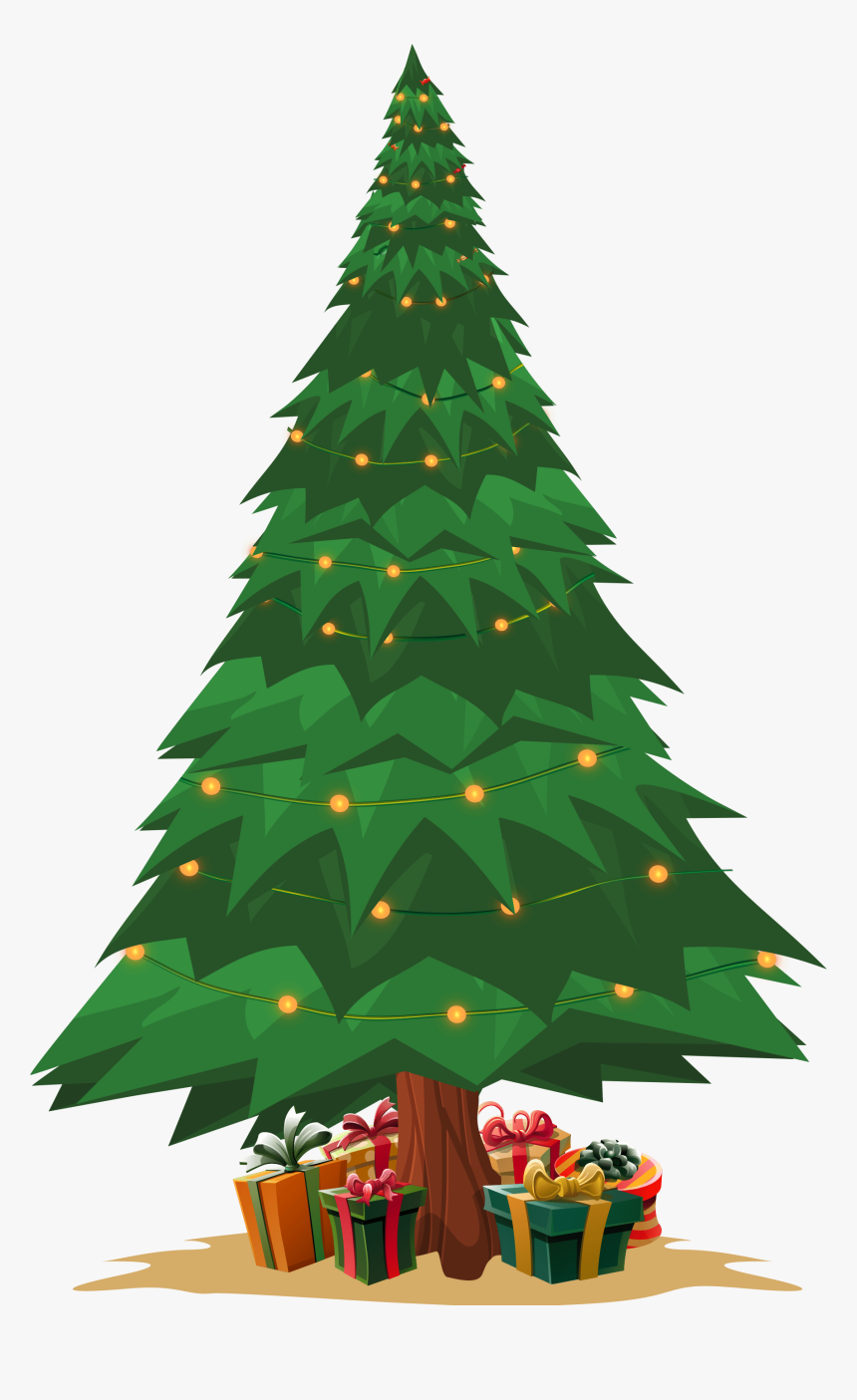 Tree Nolights Nostar Min Lp Christmas - Christmas Tree With No Star, HD Png Download, Free Download