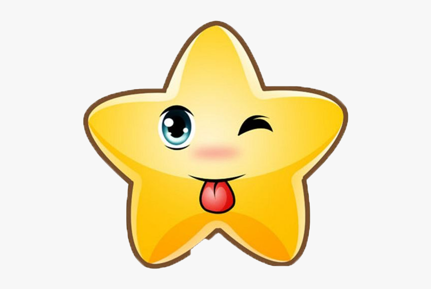 Cheerful Smiley Png Transparent - Cute Star Clipart, Png Download, Free Download