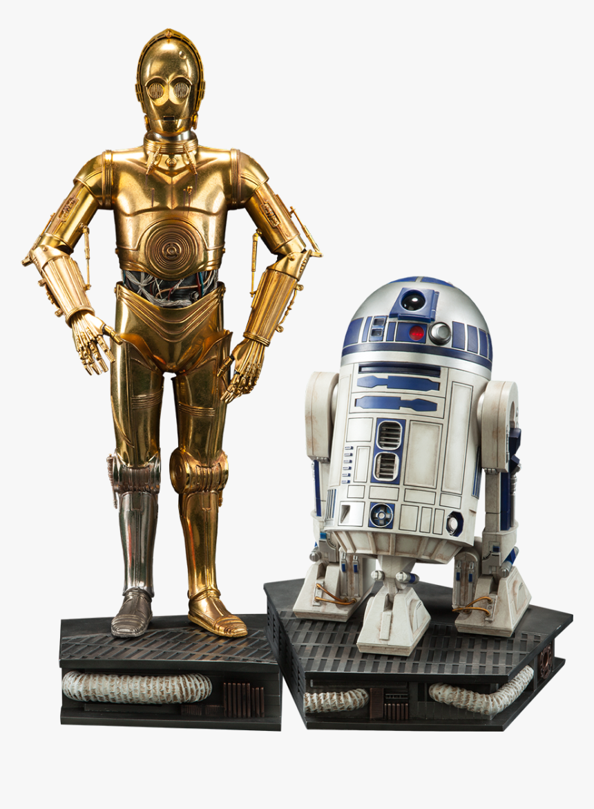 R2 D2 And C 3po Premium Format Statues - Sw C 3po Premium Format Figure, HD Png Download, Free Download