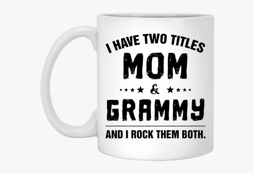 Two Titles Mom And Grammy Coffee Mugs"
 Class= - Rock Paper Scissors Shark Knife, HD Png Download, Free Download