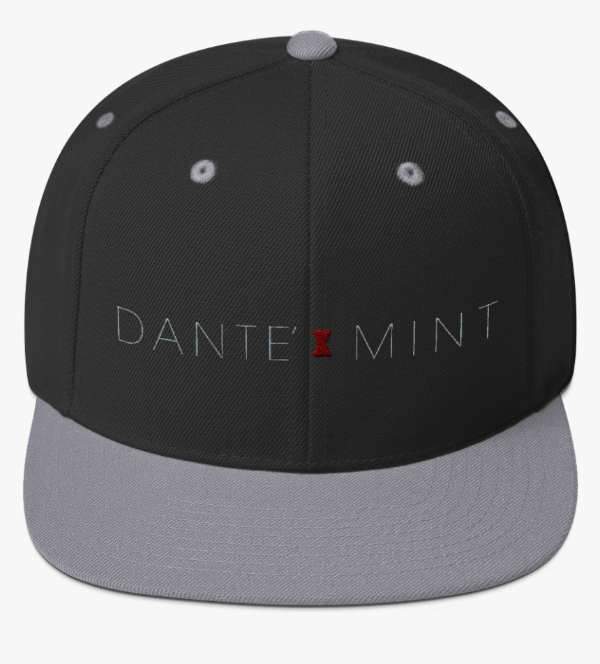 Dante Mint Text Mockup Front Default Black Silver - Hat, HD Png Download, Free Download