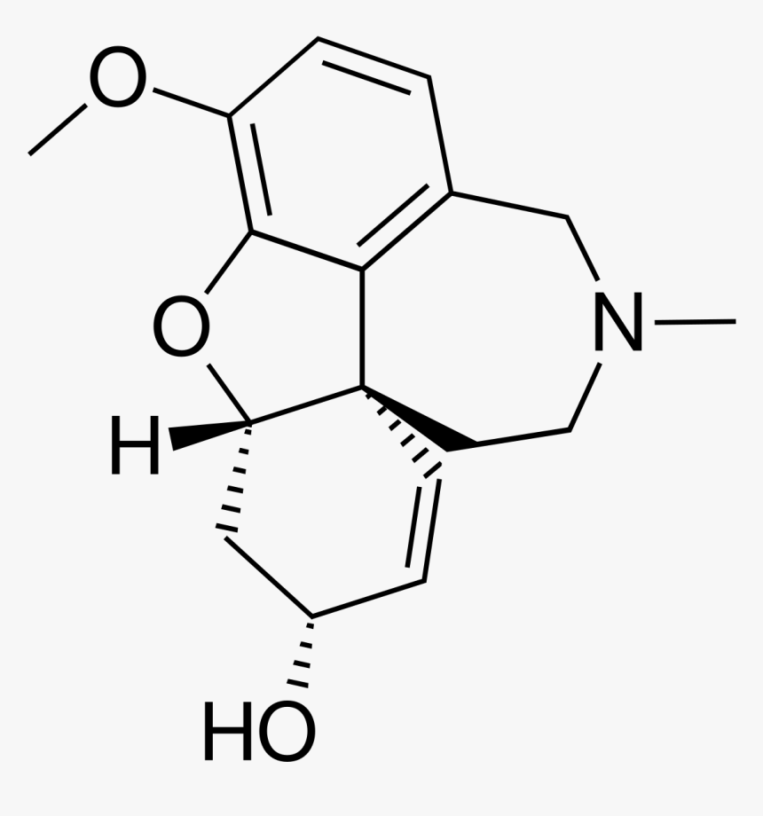 Galantamine Structure, HD Png Download, Free Download