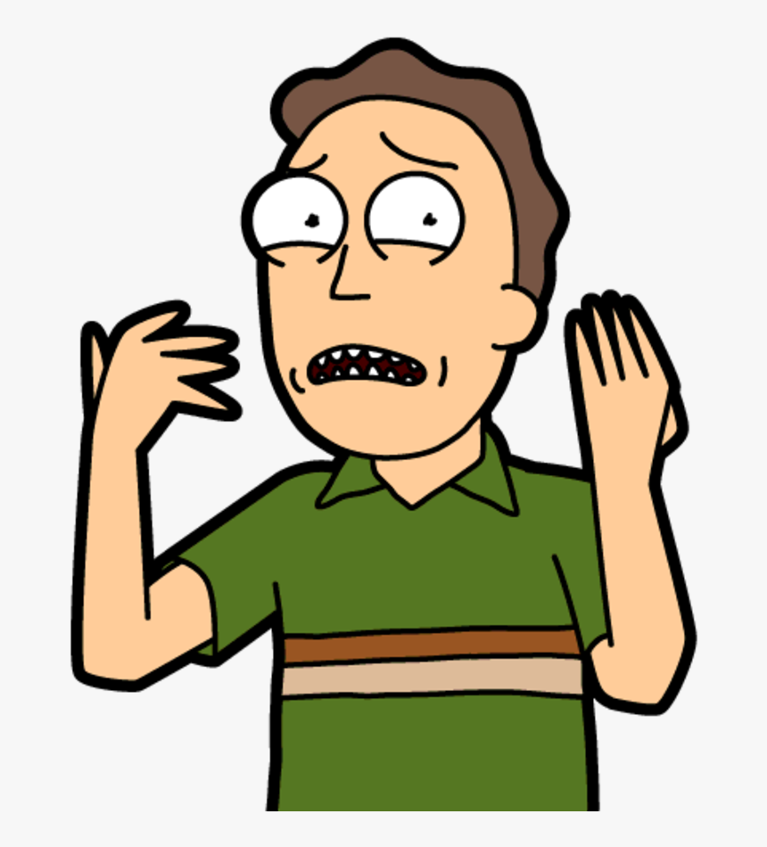 Jerry Rick And Morty Png, Transparent Png, Free Download