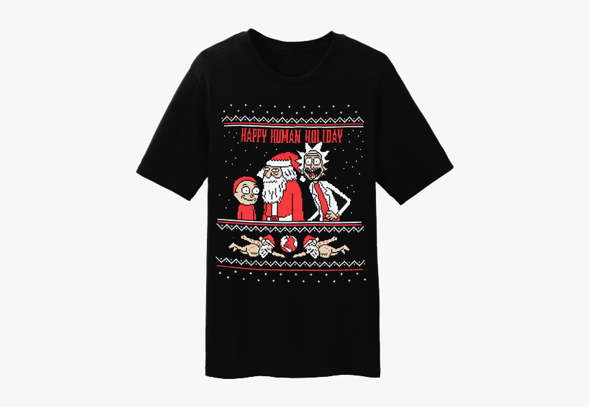 Rick And Morty Christmas T Shirt, HD Png Download, Free Download