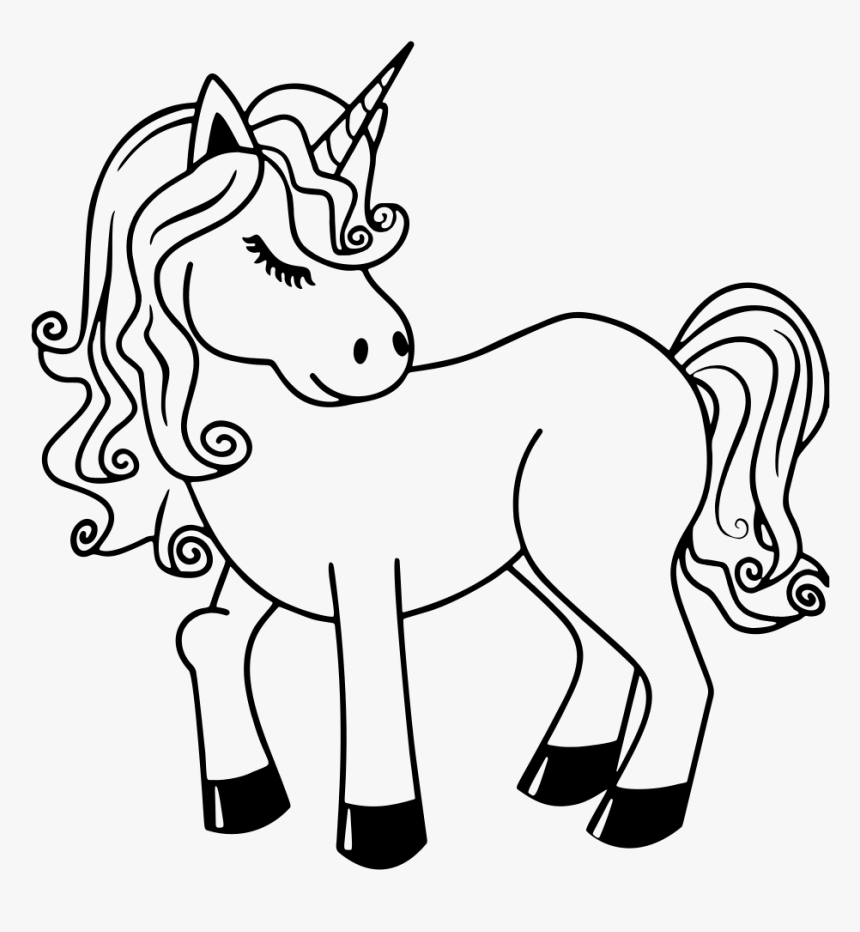 Bashful Unicorn By Annalise1988 Line Art - Christmas Lol Coloring Pages, HD Png Download, Free Download